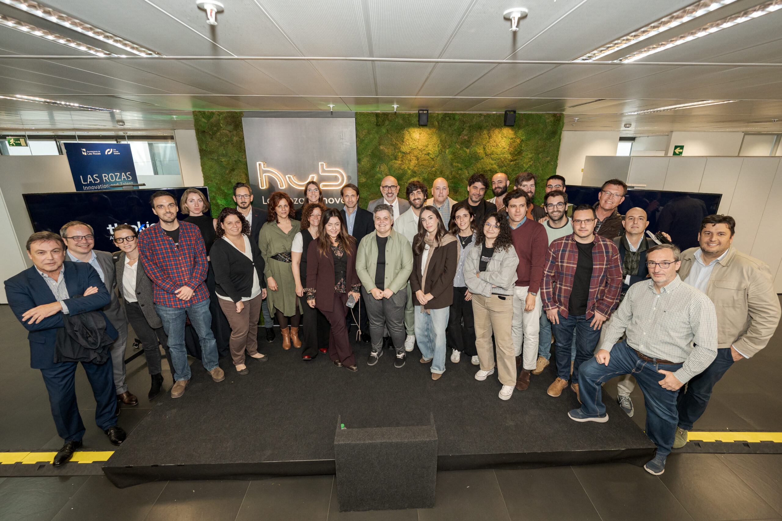 Foto de familia, IA Talks en Hub Las Rozas Innova